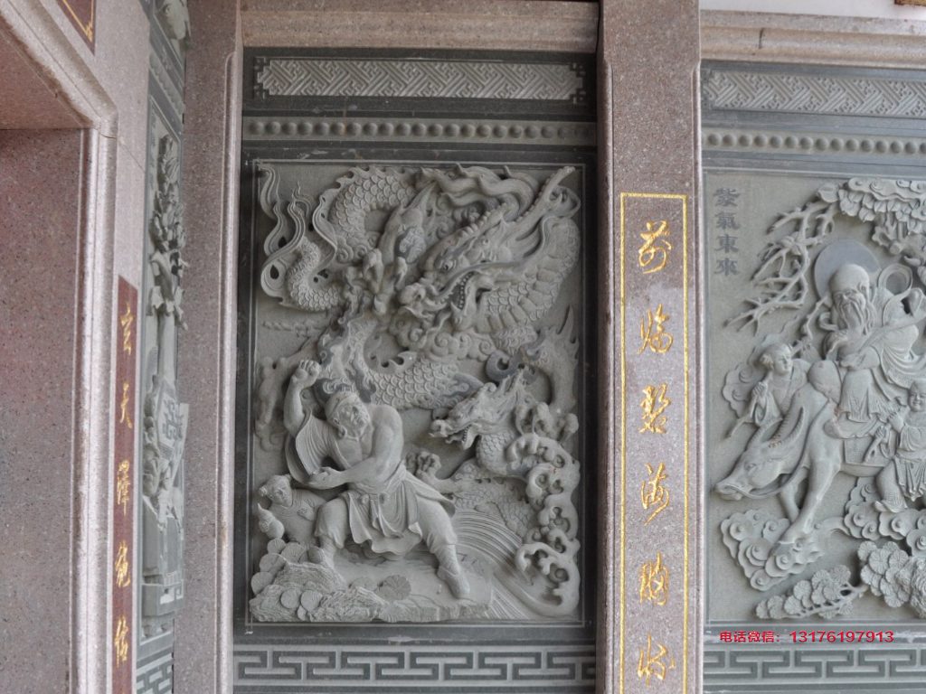 佛教青石浮雕價格-寺廟墻體壁畫圖片設計制作大全