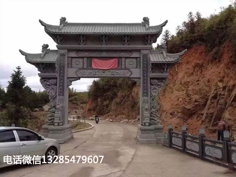 石門樓在江西鄉(xiāng)村振興的重要作用,牌坊廠家告訴你