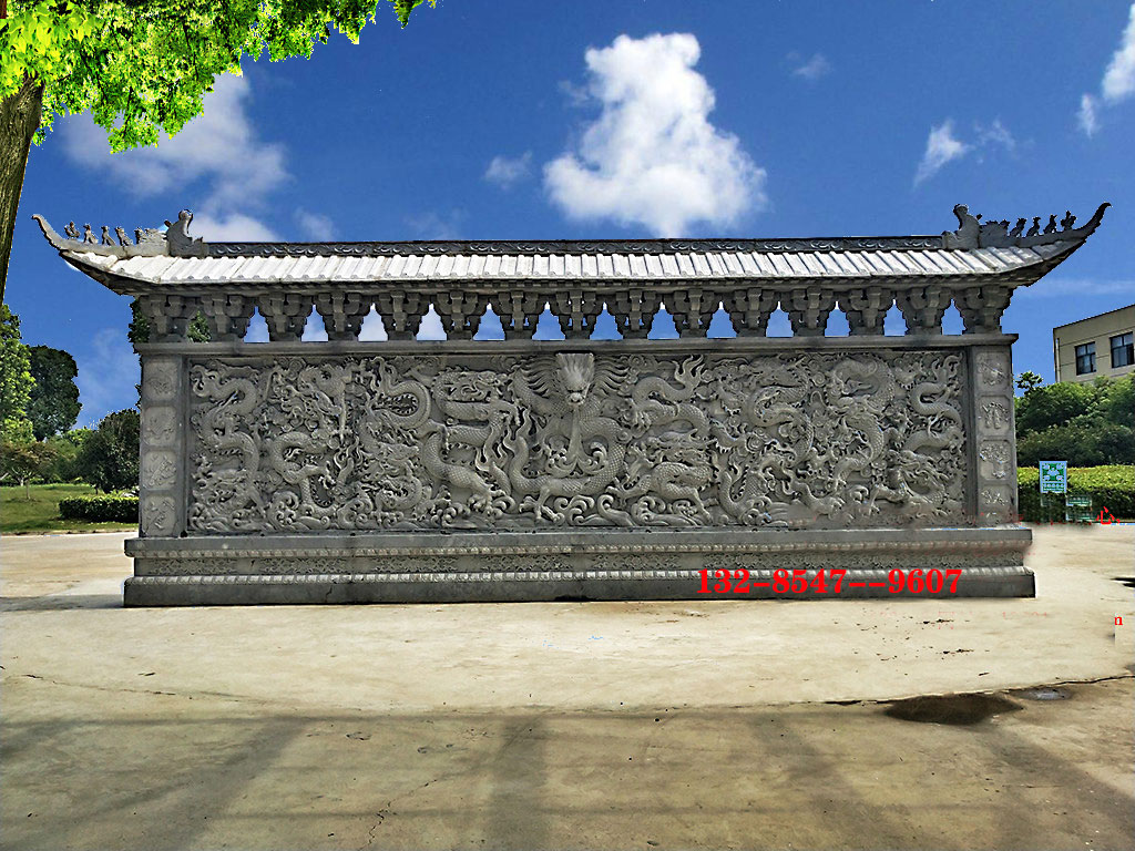 石雕浮雕裝飾圖寺廟園林學校壁畫浮雕立體形態