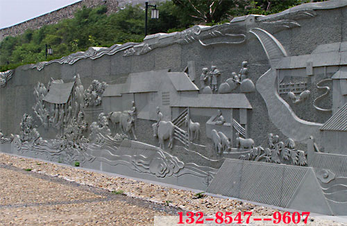 石雕浮雕裝飾圖寺廟園林學校壁畫浮雕立體形態