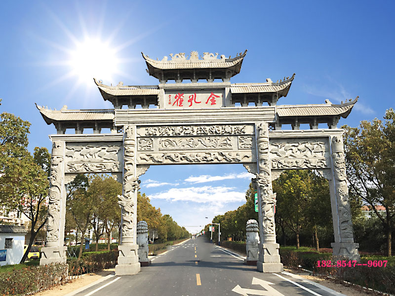 鄉鎮路口牌坊牌樓