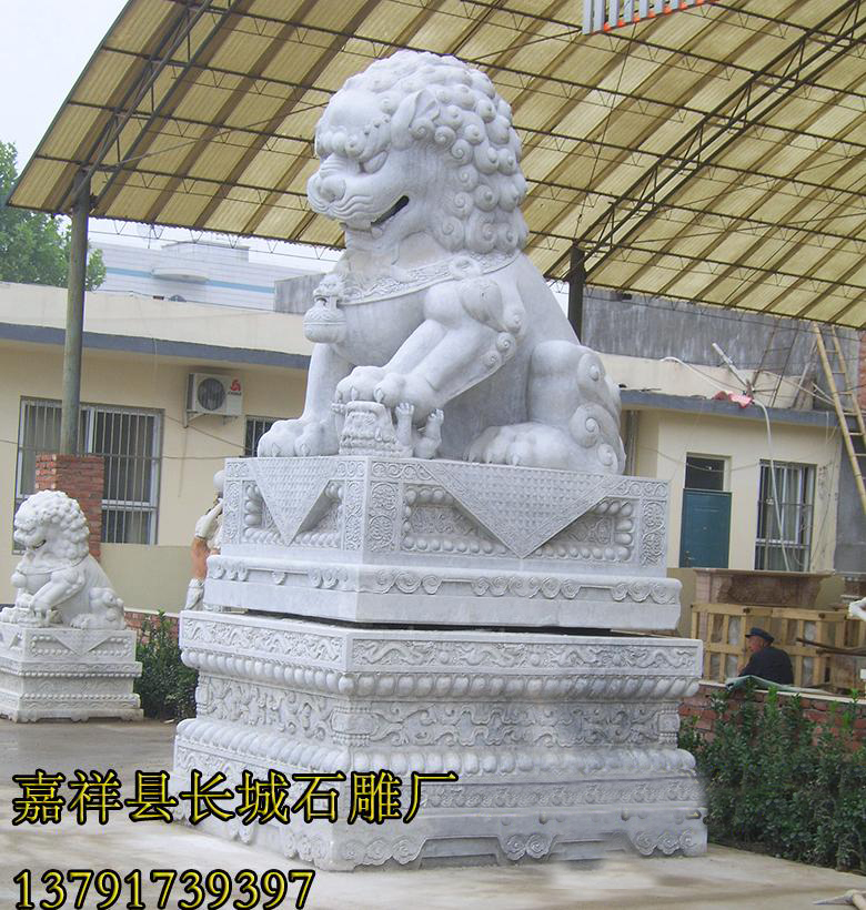 石獅子-擺放作用，風(fēng)水作用。