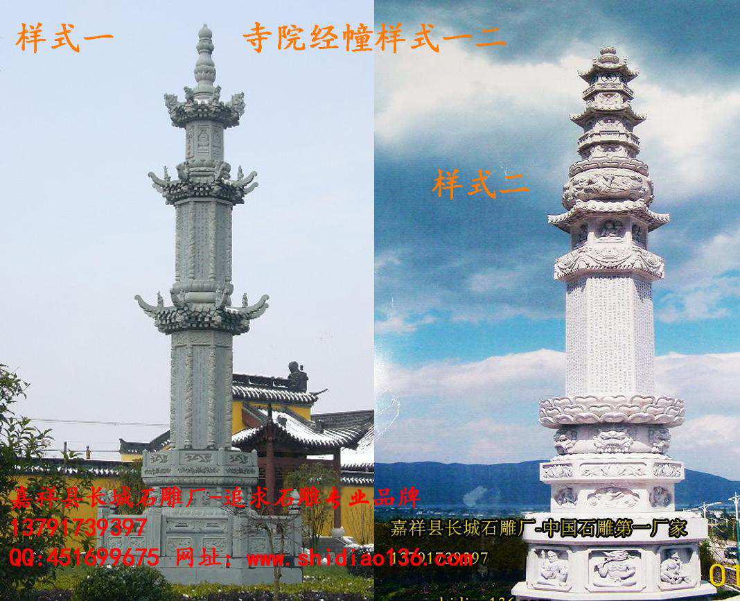 陀羅尼經幢、寺院經幢