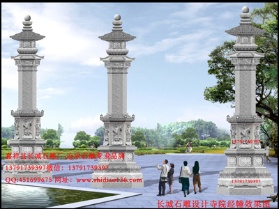 現代寺院經幢的作用